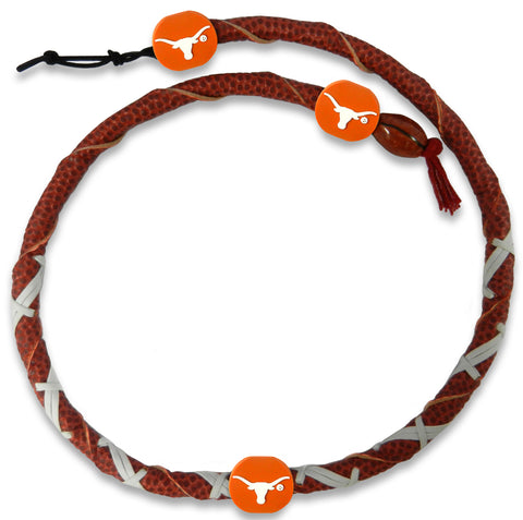 Texas Longhorns Necklace Spiral Football 