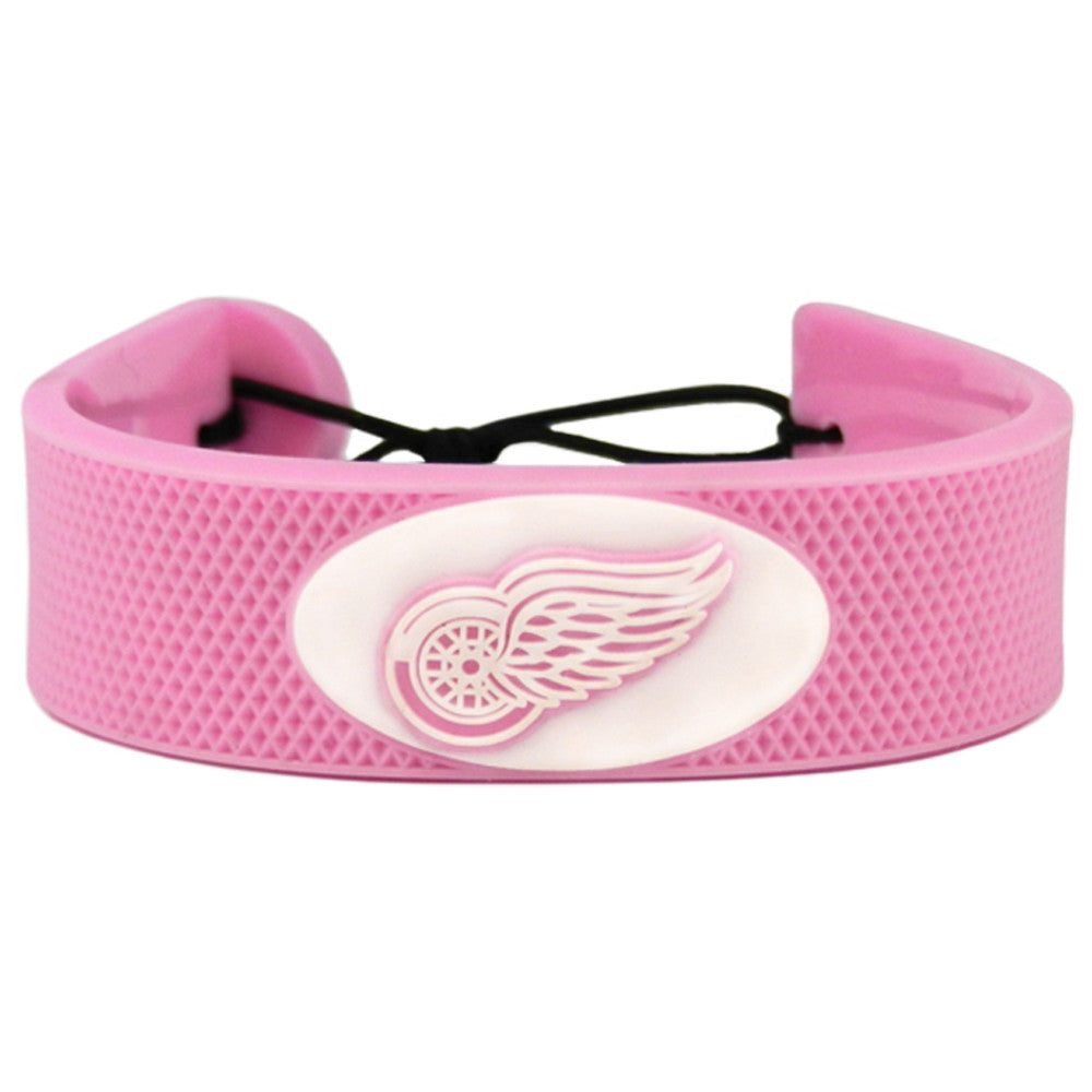 Detroit Red Wings Bracelet Pink Hockey 