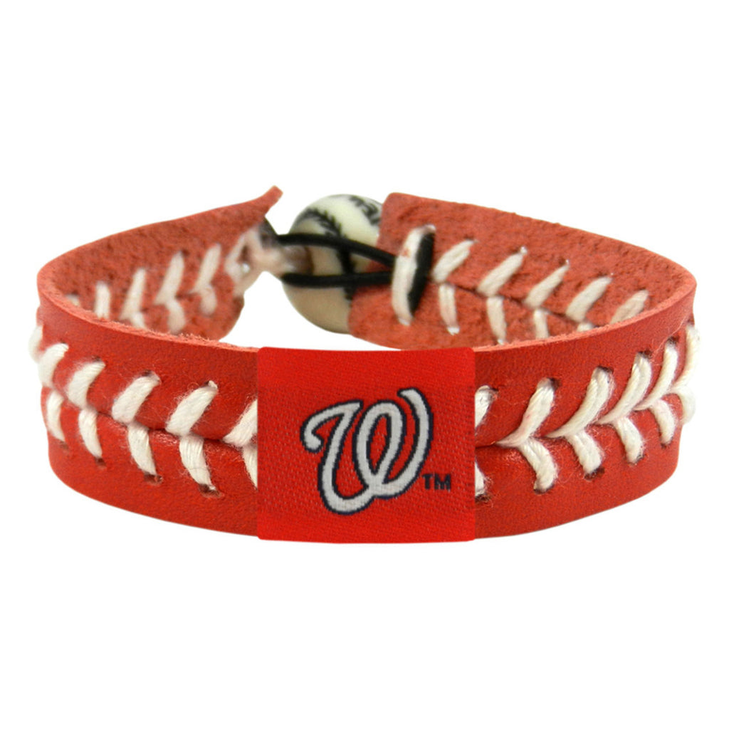 Washington Nationals Bracelet Team Color Baseball CO