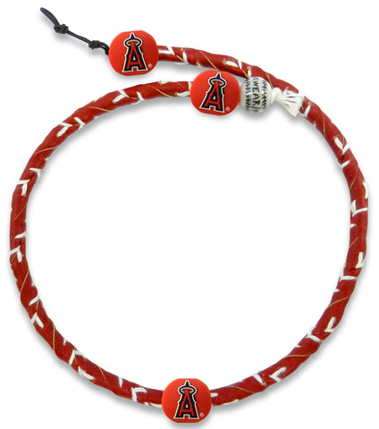 Los Angeles Angels Necklace Frozen Rope Team Color Baseball 