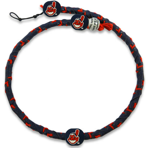 Cleveland Indians Necklace Frozen Rope Team Color Baseball 