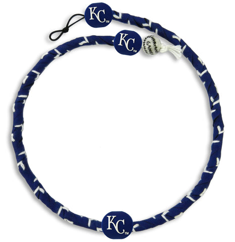 Kansas City Royals Necklace Frozen Rope Team Color Baseball 