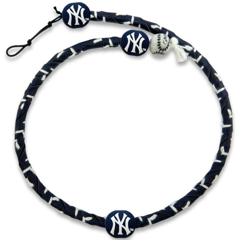 New York Yankees Necklace Frozen Rope Team Color Baseball 