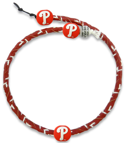 Philadelphia Phillies Necklace Frozen Rope Team Color Baseball 