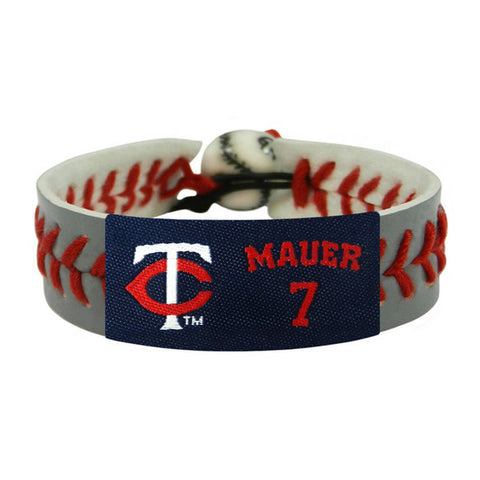 Minnesota Twins Bracelet Team Color Baseball Joe Mauer
