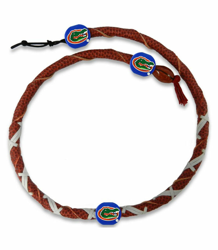 Florida Gators Necklace Spiral Football 