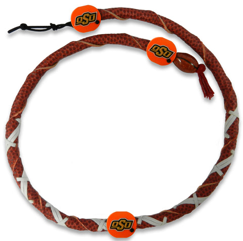 Oklahoma State Cowboys Necklace Spiral Football 