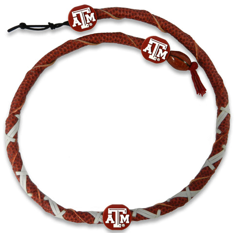 Texas A&M Aggies Necklace Spiral Football 