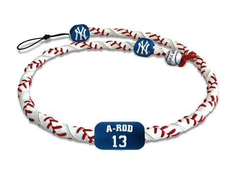 New York Yankees Necklace Frozen Rope Baseball Alex Rodriguez 