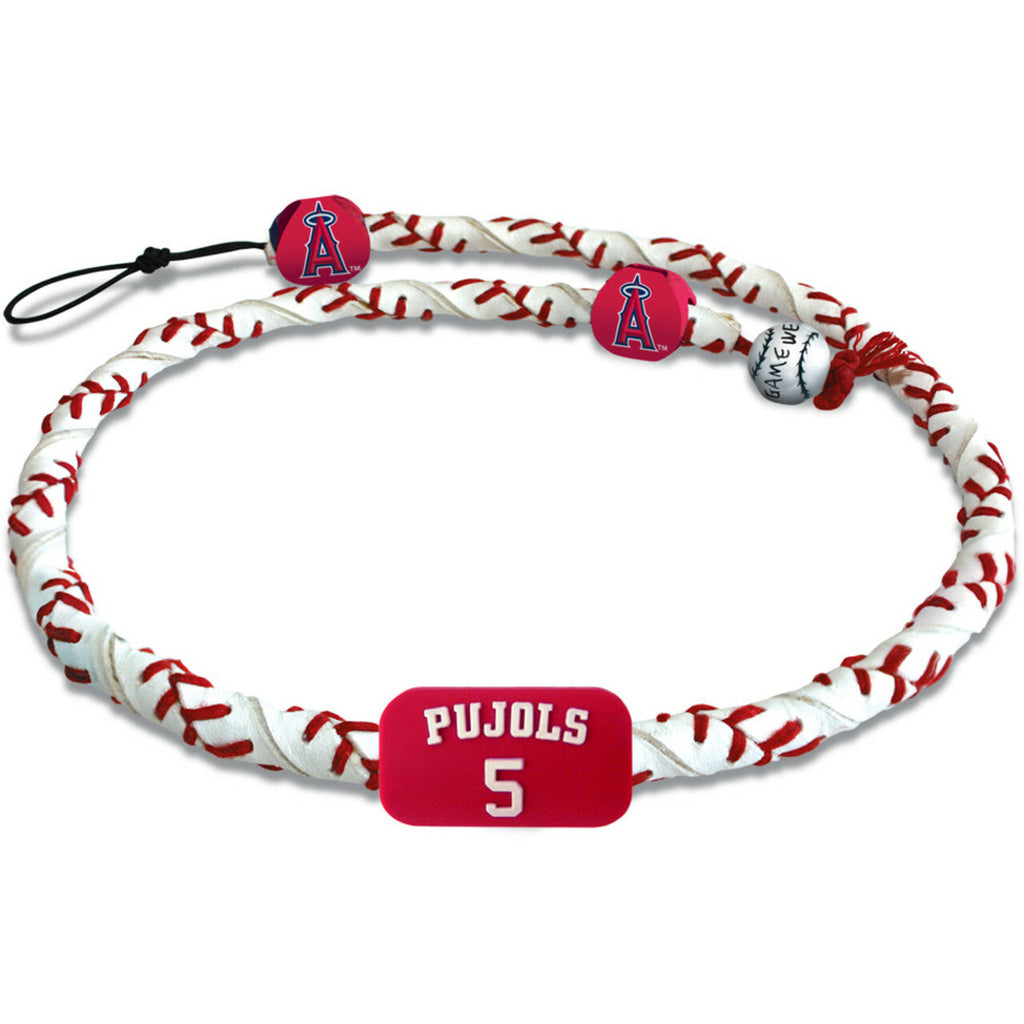 Los Angeles Angels Necklace Spiral Baseball Albert Pujols 