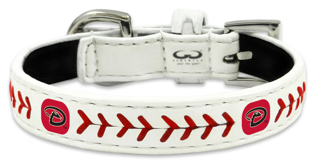 Arizona Diamondbacks Pet Collar Classic Baseball Leather Size Toy 