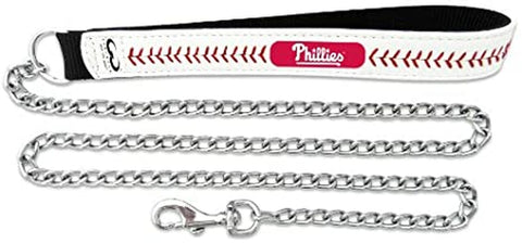 Philadelphia Phillies Pet Leash Frozen Rope Chain Baseball Size