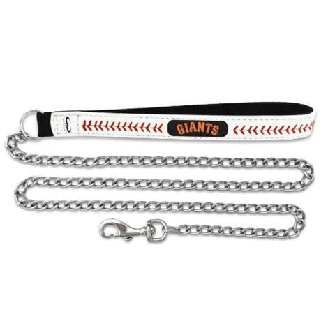 San Francisco Giants Pet Leash Leather Chain Baseball Size CO