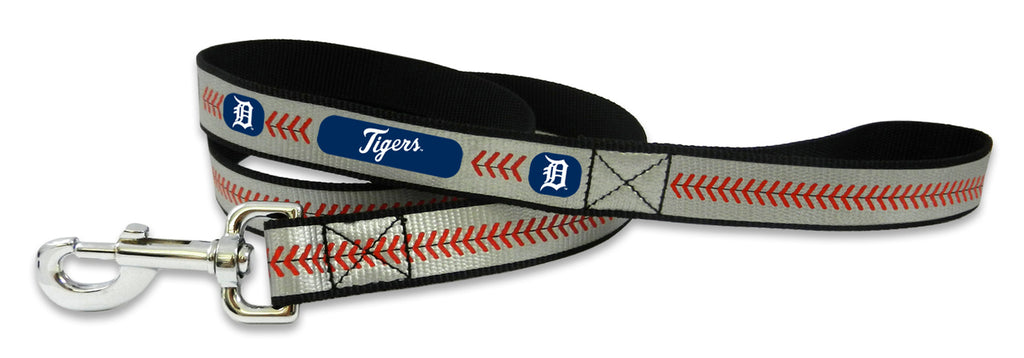 Detroit Tigers Pet Leash Reflective Baseball Size