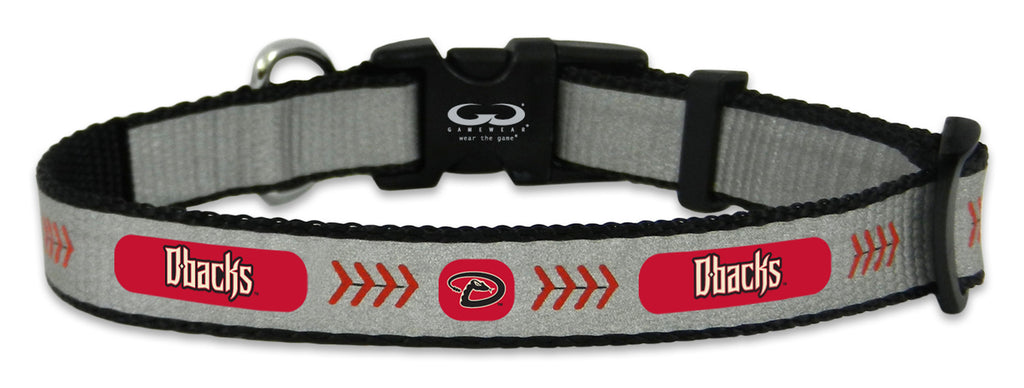 Arizona Diamondbacks Pet Collar Reflective Baseball Size Toy 