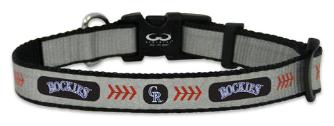 Colorado Rockies Reflective Small Baseball Collar