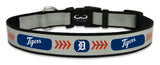 Detroit Tigers Pet Collar Reflective Baseball Size CO