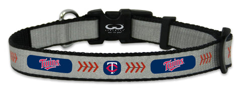 Minnesota Twins Pet Collar Reflective Baseball Size CO