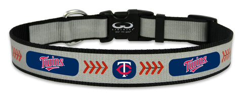 Minnesota Twins Pet Collar Reflective Baseball Size Medium 