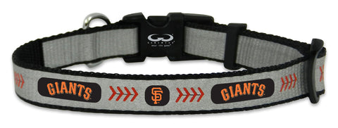 San Francisco Giants Pet Collar Reflective Baseball Size Toy 