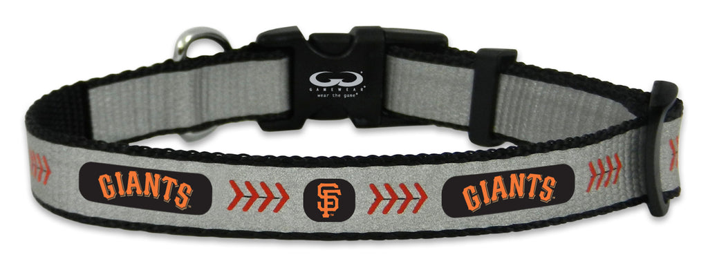 San Francisco Giants Pet Collar Reflective Baseball Size Small 