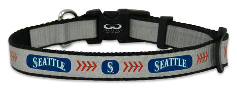 Seattle Mariners Pet Collar Reflective Baseball Size Toy 