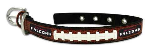 Atlanta Falcons Pet Collar Leather Classic Football Size Small