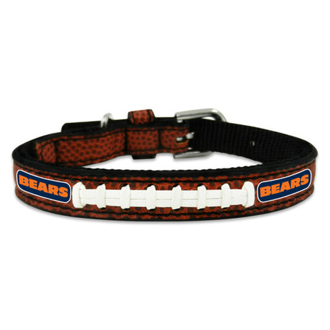 Chicago Bears Pet Collar Classic Leather Size Toy CO