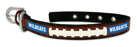 Kentucky Wildcats Pet Collar Classic Football Leather Size Small 