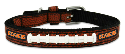 Oregon State Beavers Classic Leather Toy Football Collar