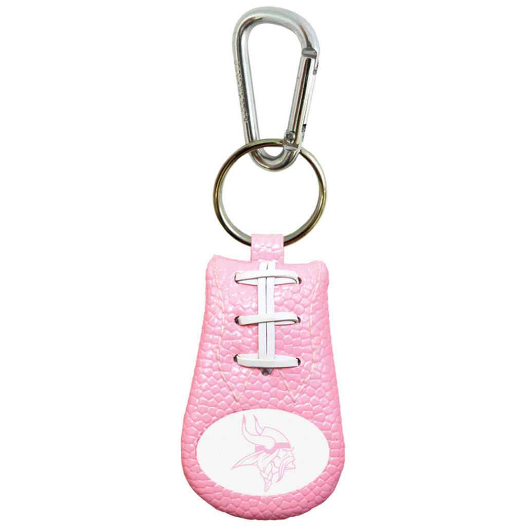 Minnesota Vikings Minneosta Keychain Pink Football