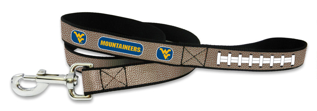 West Virginia Mountaineers Reflective Football Leash S