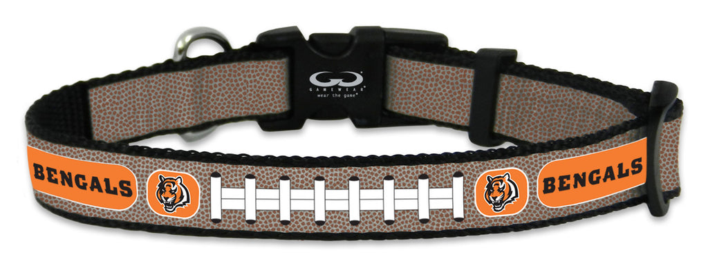 Cincinnati Bengals Pet Collar Reflective Football Size Toy