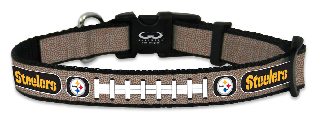 Pittsburgh Steelers Pet Collar Reflective Football Size Toy 