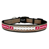 Alabama Crimson Tide Pet Collar Reflective Football Size