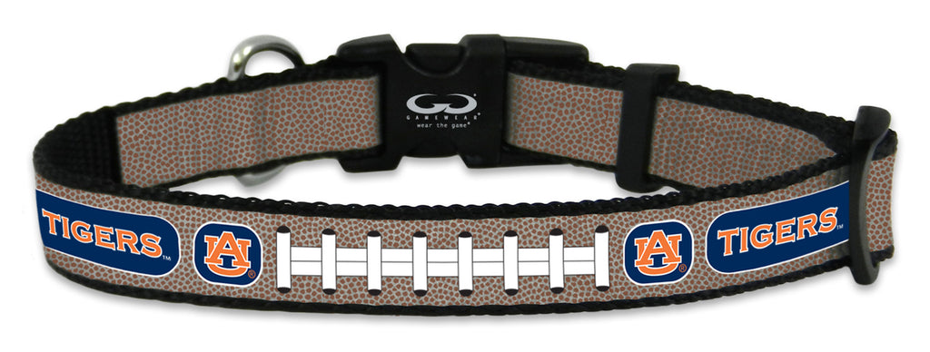 Auburn Tigers Pet Collar Reflective Football Size Toy 