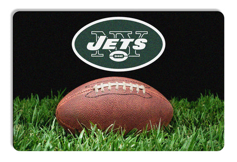 New York Jets Pet Bowl Mat Classic Football Size Large 