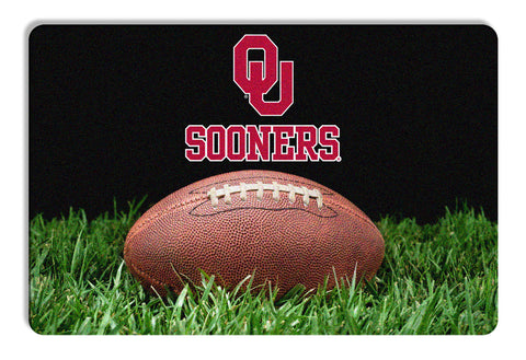 Oklahoma Sooners Classic Football Pet Bowl Mat L