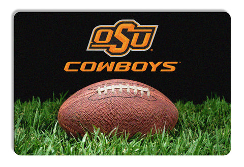 Oklahoma State Cowboys Classic Football Pet Bowl Mat L