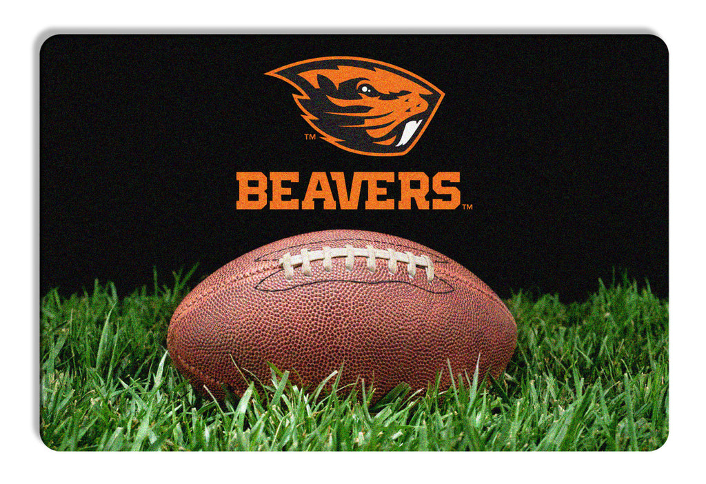 Oregon State Beavers Classic Football Pet Bowl Mat L