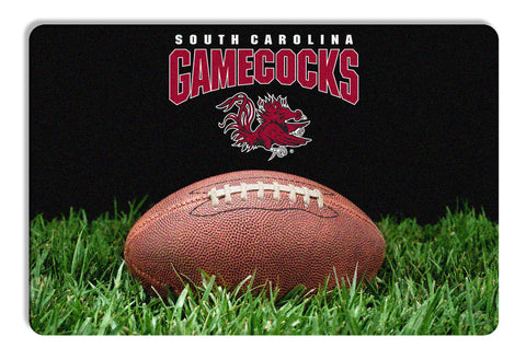 South Carolina Gamecocks Classic Football Pet Bowl Mat L