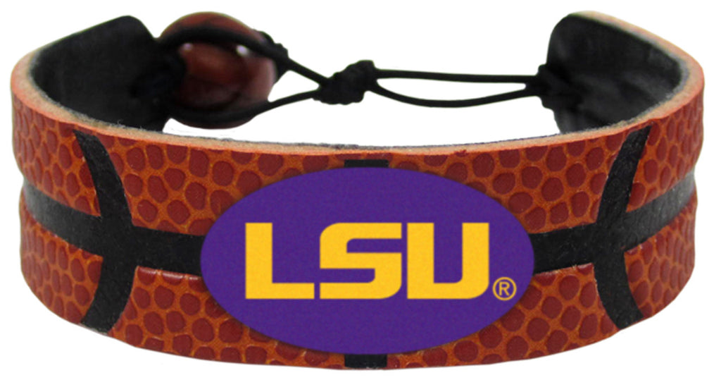 LSU Tigers Bracelet Classic Basketball CO