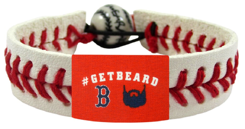 Boston Red Sox GetBeard Classic Baseball Bracelet