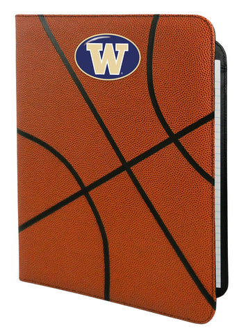 Washington Huskies Classic Basketball Portfolio 8.5 in x 11 in