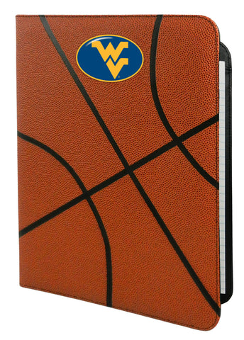 West Virginia Mountaineers Classic Basketball Portfolio 8.5 in x 11 in