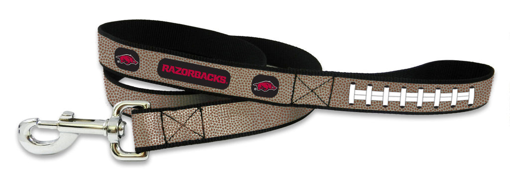 Arkansas Razorbacks Pet Leash Reflective Football Size CO