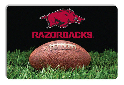 Arkansas Razorbacks Classic Football Pet Bowl Mat L