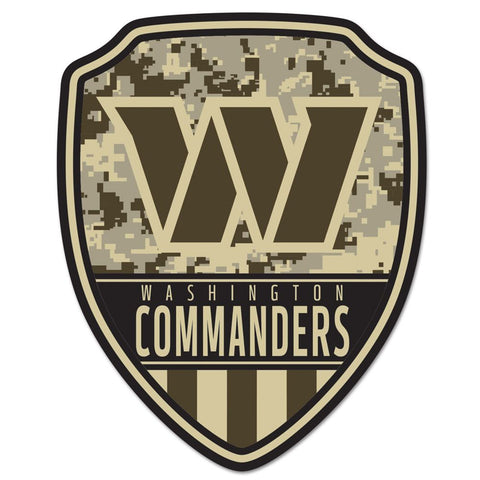 Washington Huskies Commanders Sign Wood 11x14 Shield Shape