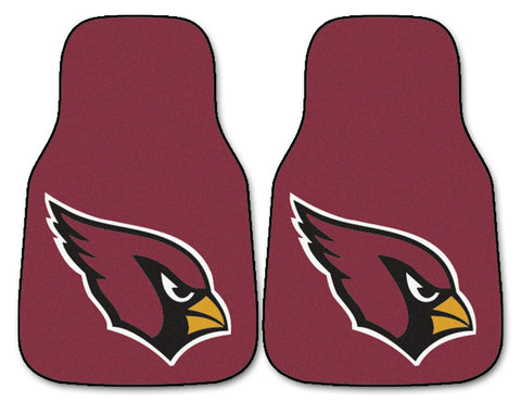 Arizona Cardinals Car Mats Printed Carpet 2 Piece Set Special Order
