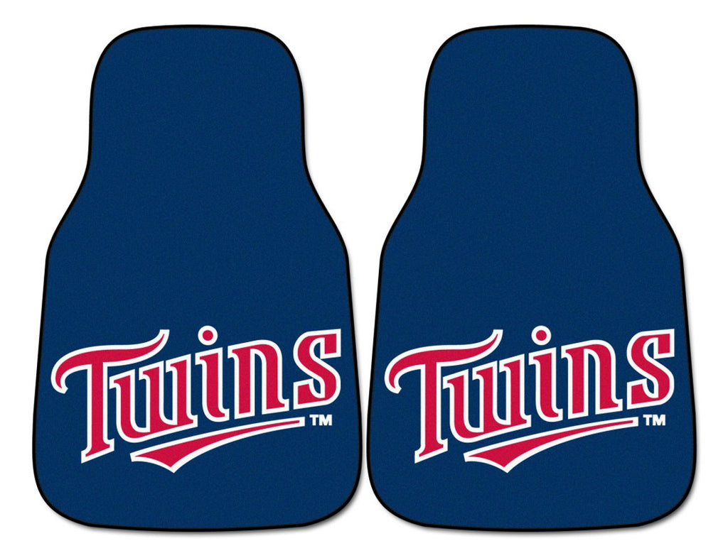 Minnesota Twins Car Mats Printed Carpet 2 Piece Set Special Order